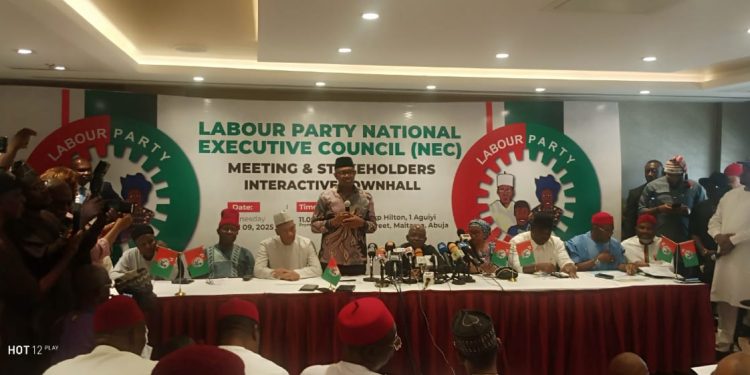 LP NEC extends olive branch to Abure