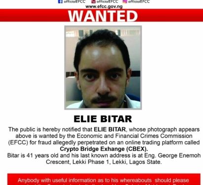 EFCC declares foreigner wanted over CBEX investment fraud