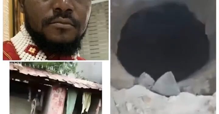 Money Ritual: Native doctor nabbed in Ezeagu after burying pregnant woman, others alive in soakaway pit