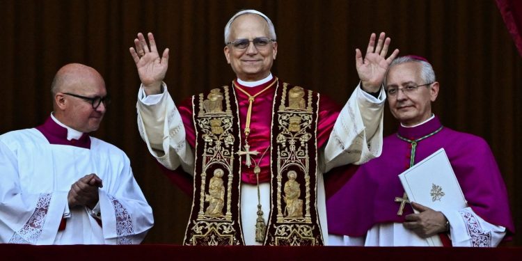 Pope Leo XIV calls for ‘building bridges’ of peace in first address