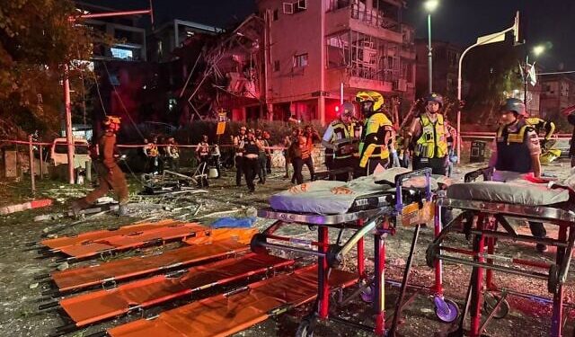 Iran fires barrages of Ballistic missiles at Israel, killing 3, wounding dozens