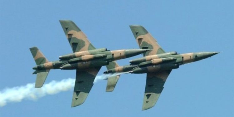 NAF airstrike hits ISWAP enclave in Tumbuma Baba, Lake Chad axis, neutrialise scores of terrorists