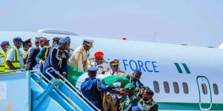 Why Buhari’s remains were flown in aircraft cabin rather than cargo shaft