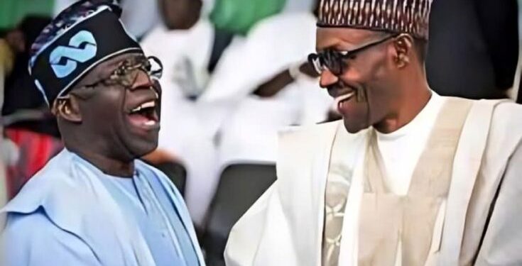 Buhari’s government stood on pillars of integrity, accountability, prudence – Tinubu