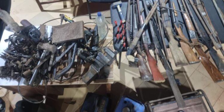 Police uncover illegal arms factory in Enugu, recover arms, ammunition