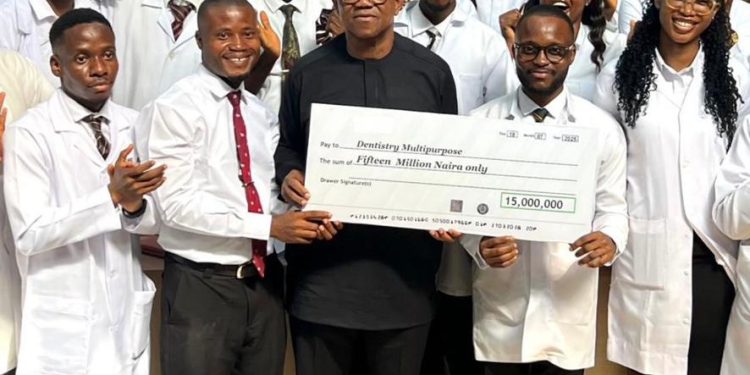 Obi donates ₦15m to UNTH Dentistry Faculty