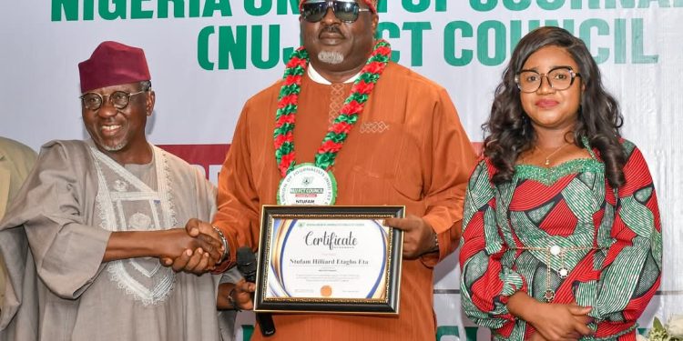 NUJ honours Chairman NYSC Board as Grand Patron