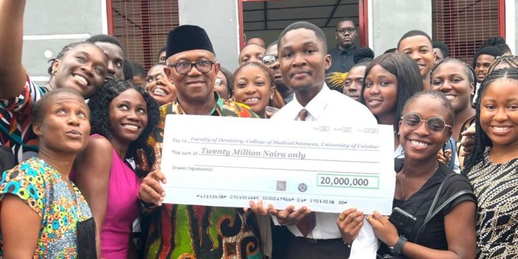 Obi donate’s N20m to UNICAL Dentistry Department