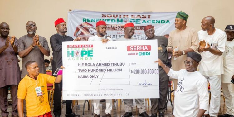 Igbo group begins Tinubu’s re-election campaign with ₦200m donation