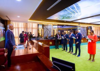 Gov Mbah reshuffles cabinet, swears-in Head of Service, 6 Commissioners