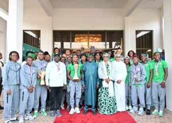 Tinubu honours Super Falcons, coaching crew with National Honours, cash, buildings