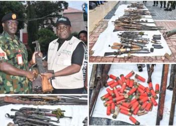 Fleeing kidnap suspects arrested after lone crash in Nasarawa, rifles, ₦6.9 million recovered
