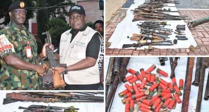 Fleeing kidnap suspects arrested after lone crash in Nasarawa, rifles, ₦6.9 million recovered