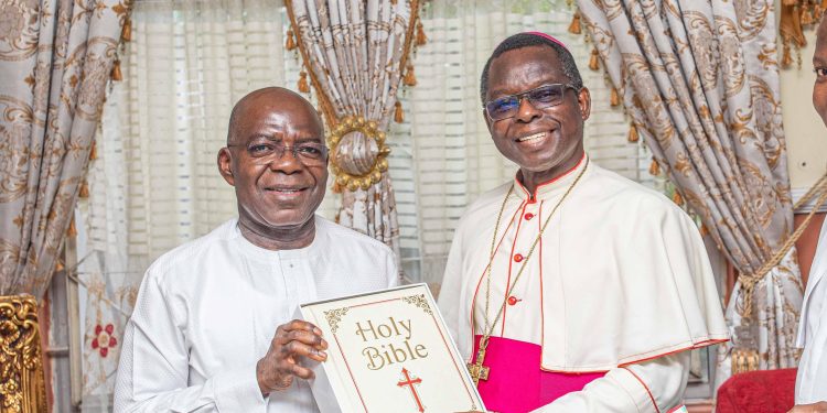 Otti, doing well as Gov, says Catholic Bishop