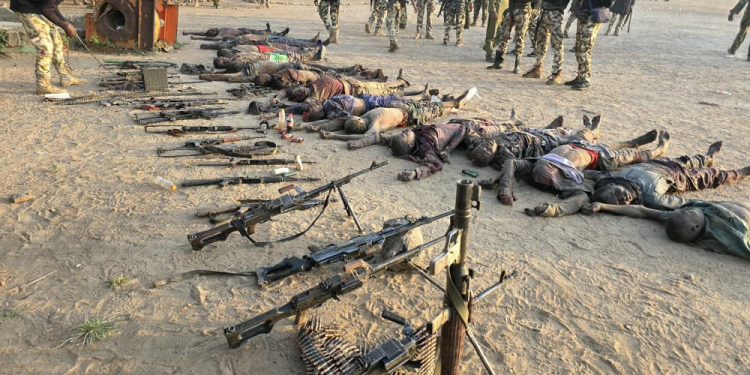 Troops repel multiple terrorists attacks, kill over 50 in Borno, Yobe states