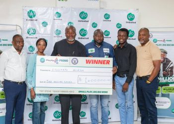 Glo showers millions on winners of Play Up Lottery