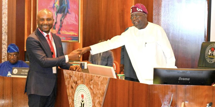 Tinubu swears in Udeh, Doro as Ministers