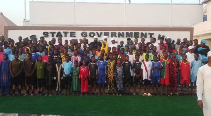 Bago, emotional as he receives rescued 100 abducted school children