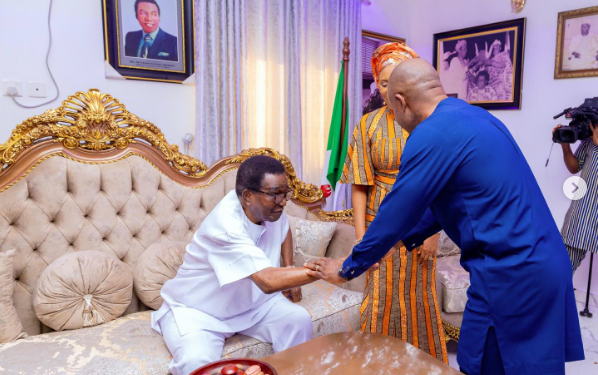 Peter Obi, Igbo leaders pay New Year homage to Sen. Jim Nwobodo