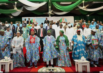 Yilwatda, Basiru re-elected as APC National Chairman, Secretary at Abuja convention