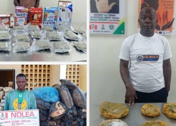 NDLEA intercepts Cocaine, Loud in food flasks, snacks, arrests fashion designer, others