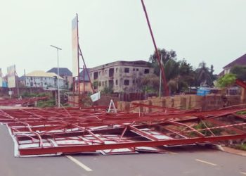 New Anambra Govt House collapses six months after construction