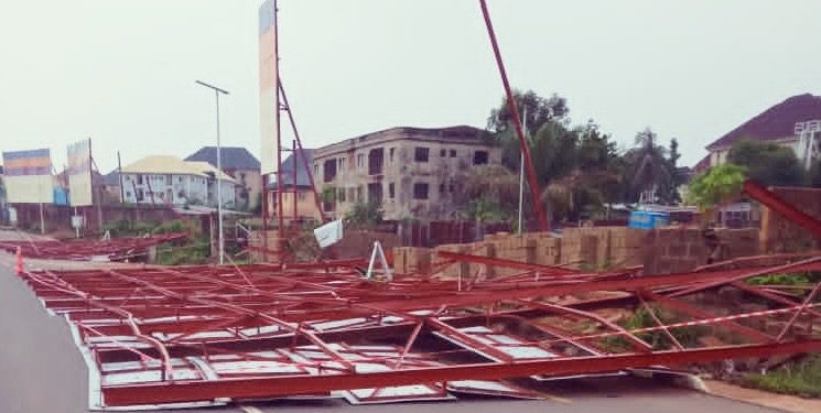 New Anambra Govt House collapses six months after construction