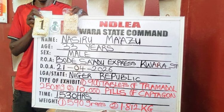 NDLEA intercepts terror drug ‘captagon’ in Kwara 