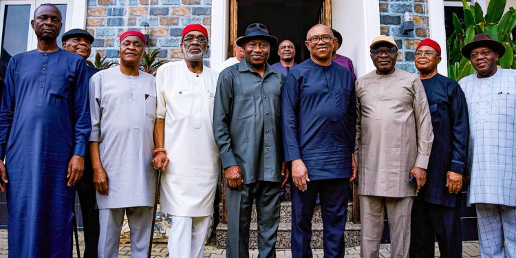 2027: Obi, Igbo leaders, consult with Jonathan in a closed-door meeting in Abuja