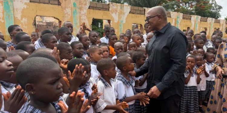 Children’s Day: Peter Obi laments continued abduction of schoolchildren