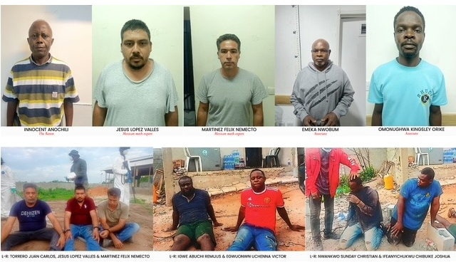 NDLEA Smashes Nigerian-Mexican Meth Cartel, Arrests Baron, 3 Mexicans, 6 Others