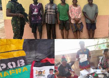 Navy hands over 5 suspected IPOB/ESN operatives to DSS in Anambra