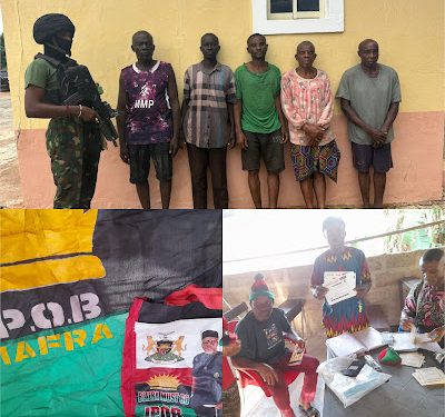 Navy hands over 5 suspected IPOB/ESN operatives to DSS in Anambra
