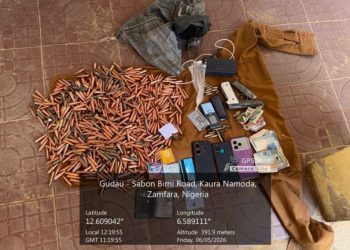 Troops intercept arms courier in Zamfara, with over 1,000 rounds hidden in millet bags