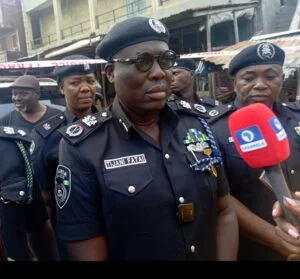Bomb blast in Lagos market