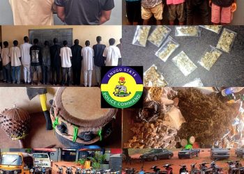 Enugu Police Nab 20 Suspected Cultists, Drug Dealers, Recover 22 Motorcycles, Tricycle