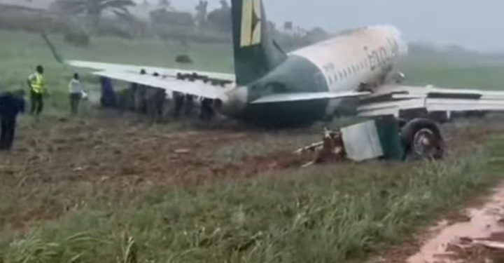 68 passengers escape death as Enugu Airlines plane crash-lands at Benin Airport