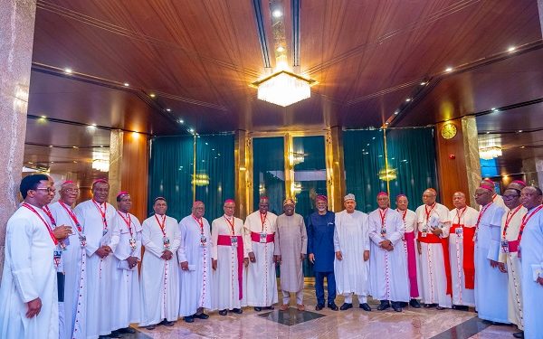 Economy has recovered, life is improving, Tinubu assures Catholic Bishops 