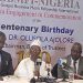 Embrace responsibility, integrity, Ajolore urges youths as he marks 100th birthday  