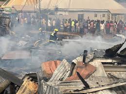Inferno razes Abuja building materials market, destroys goods worth millions