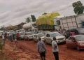 Hundreds of tankers, trailers stranded for 48 hours as Ekiti federal road collapses