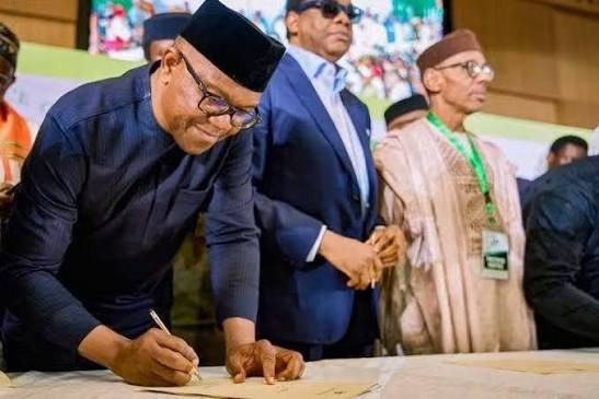Why I signed the national peace accord – Peter Obi
