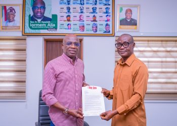 Governor Alia eeceives letter of nomination as The Sun’s Governor of the Year