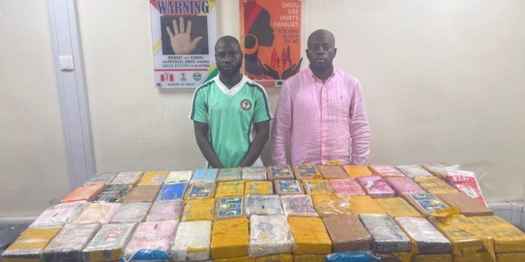 184.5kg Cocaine Bust: NDLEA docks KC Luxury, 2 accomplices, remanded in custody