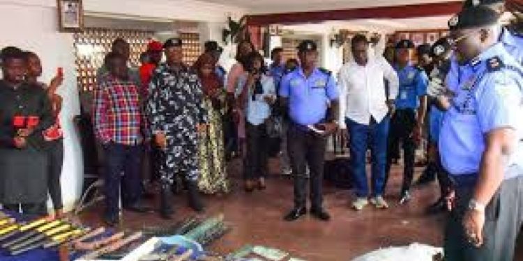 Police detain 80, recover firearms, vehicles in Lagos
