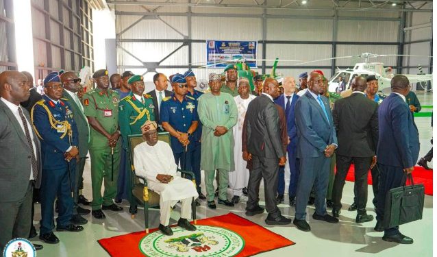 Tinubu inducts 5 new helicopters to significantly bolster NAF combat capabilities